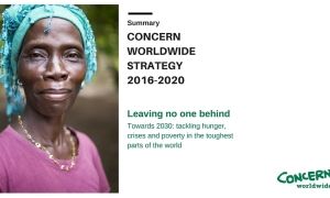 Cover image from Concern Worldwide Strategy 2016-2010. 
