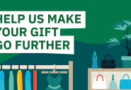 Help us make your gift go further graphic