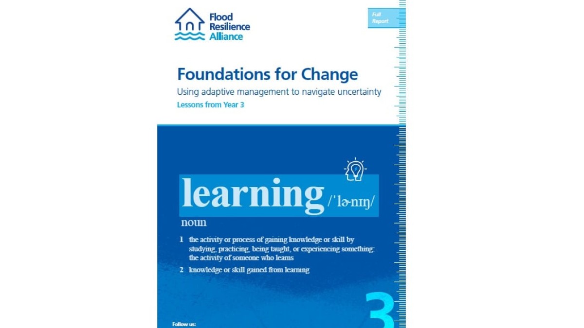 Foundations for change: Lessons from Year 3 of the Zurich Flood ...