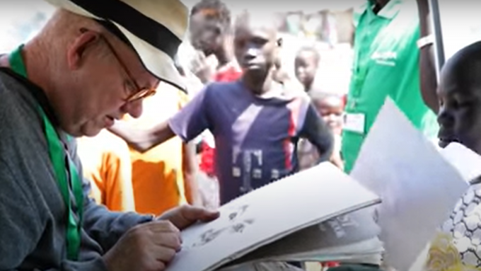 Brian Maguire in South Sudan, YouTube